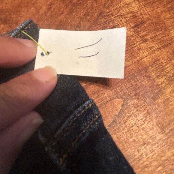 Judy Blue Hi Rise Skinny Jeans Womens 13/31 JB82253 Dark Wash Stretch Whiskered - Picture 9 of 9